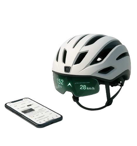 Ryvfit Smart Helmet and Mobile App